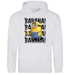 Чоловіча толстовка (худі) Міньйон Banana Сірий меланж фото