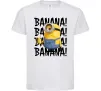 Дитяча футболка Міньйон Banana Білий фото