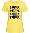 Женская футболка Міньйон Banana Лимонный фото