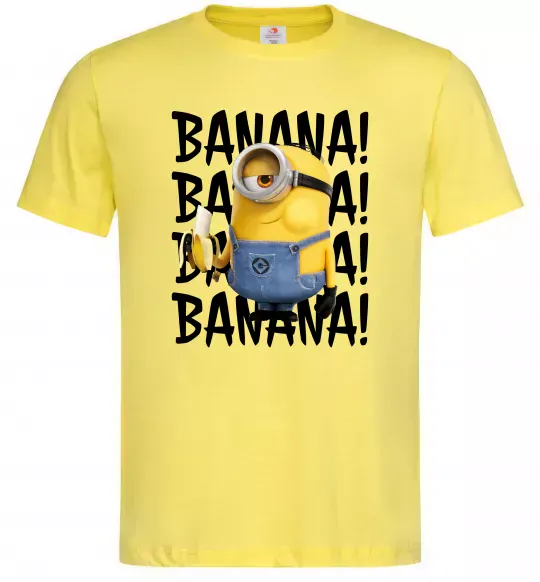 Чоловіча футболка Міньйон Banana Лимонний фото