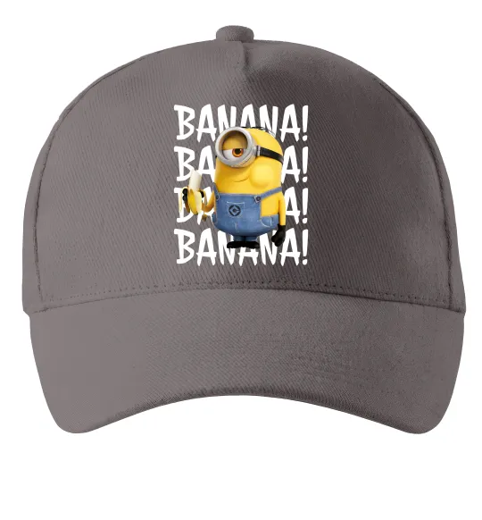 Кепка Міньйон Banana Серый фото