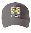 Кепка Міньйон Banana Серый фото
