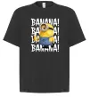 Футболка Оверсайз Міньйон Banana Черный фото