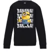 Детский Свитшот Міньйон Banana Черный фото