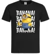 Чоловіча футболка Міньйон Banana Чорний фото