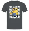 Чоловіча футболка Міньйон Banana Графіт фото