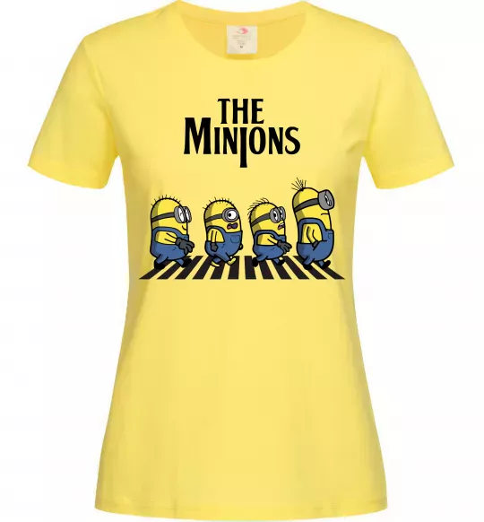 Жіноча футболка The Minions Лимонний фото