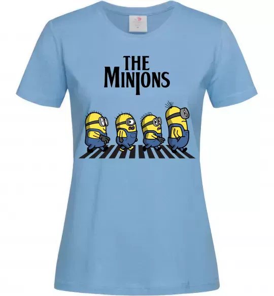 Жіноча футболка The Minions Блакитний фото