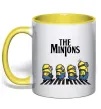 Чашка с цветной ручкой The Minions Солнечно желтый фото
