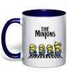 Чашка с цветной ручкой The Minions Глубокий темно-синий фото