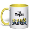 Чашка с цветной ручкой The Minions Лимонный фото