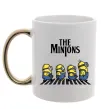 Чашка с цветной ручкой The Minions Золото фото
