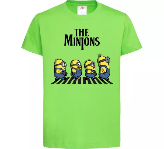 Дитяча футболка The Minions Лаймовий фото