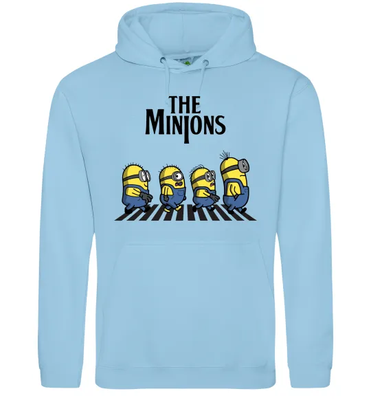 Мужская толстовка (худи) The Minions Голубой фото