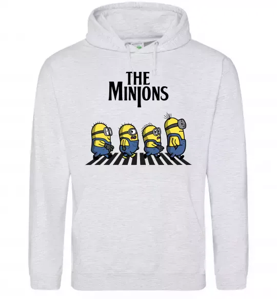 Жіноча толстовка (худі) The Minions Сірий меланж фото