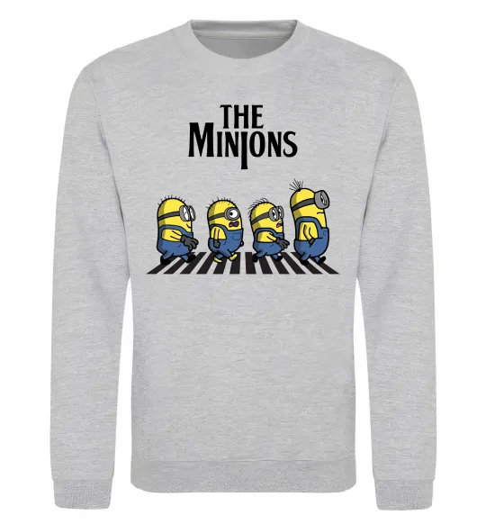 Свитшот The Minions Серый меланж фото