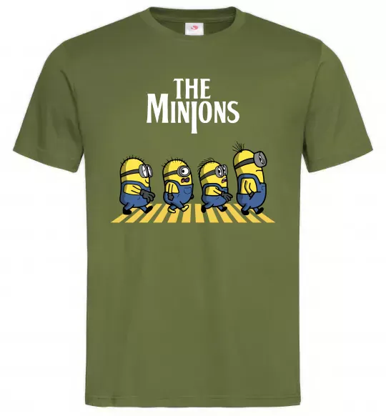 Мужская футболка The Minions Оливковый фото