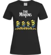 Жіноча футболка The Minions Чорний фото