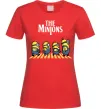 Жіноча футболка The Minions Червоний фото