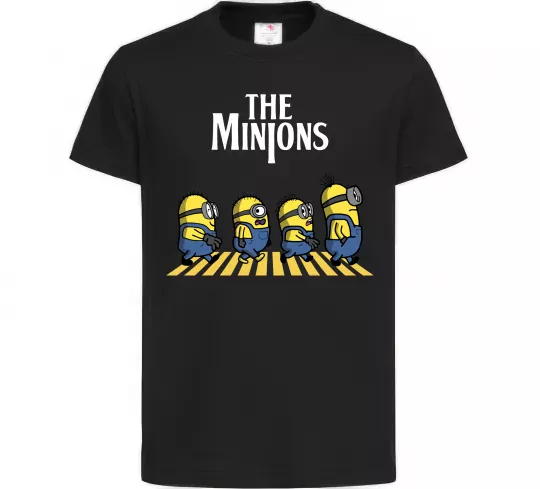 Дитяча футболка The Minions Чорний фото