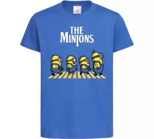 Дитяча футболка The Minions Яскраво-синій фото
