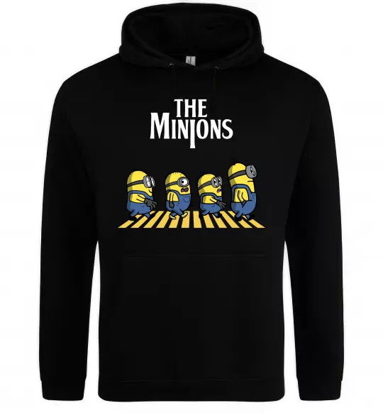 Чоловіча толстовка (худі) The Minions Чорний фото