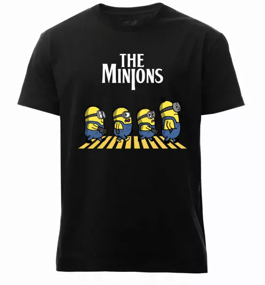 Мужская премиум футболка The Minions Черный фото