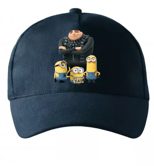 Кепка Dad №1 Minions Темно-синій фото