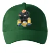 Кепка Dad №1 Minions Темно-зелений фото