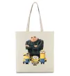 Еко-сумка Dad №1 Minions Бежевий фото
