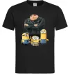 Мужская футболка Dad №1 Minions Черный Мужская футболка Dad №1 Minions Черный фото