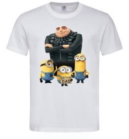 Чоловіча футболка Dad №1 Minions Чоловіча футболка Dad №1 Minions