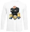 Лонгслів Dad №1 Minions Білий фото