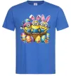 Мужская футболка Великодні міньйони Ярко-синий фото