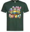 Мужская футболка Великодні міньйони Темно-зеленый фото