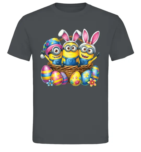 Мужская футболка Великодні міньйони Графит фото