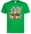 Мужская футболка Великодні міньйони Зеленый фото