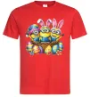 Мужская футболка Великодні міньйони Красный фото