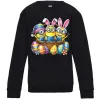 Детский Свитшот Великодні міньйони Черный фото