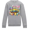 Детский Свитшот Великодні міньйони Серый меланж фото