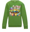 Детский Свитшот Великодні міньйони Лаймовый фото