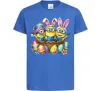 Детская футболка Великодні міньйони Ярко-синий фото