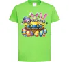 Детская футболка Великодні міньйони Лаймовый фото