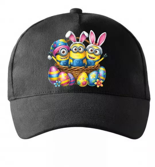 Кепка Великодні міньйони Черный фото