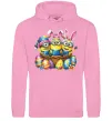 Чоловіча толстовка (худі) Великодні міньйони Рожевий фото
