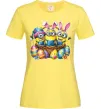 Жіноча футболка Великодні міньйони Лимонний фото