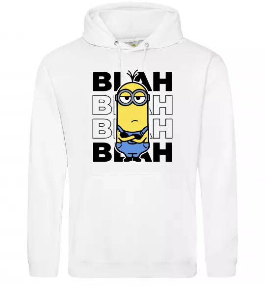 Жіноча толстовка (худі) Minion blah blah Білий фото