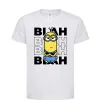 Дитяча футболка Minion blah blah Білий фото