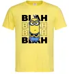 Чоловіча футболка Minion blah blah Лимонний фото