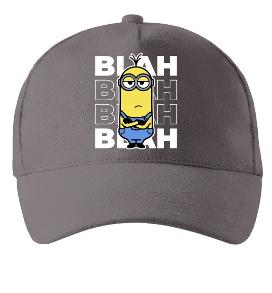 Кепка Minion blah blah Серый фото